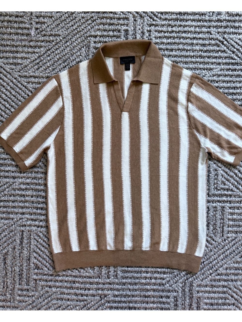 NWOT Magaschoni Men's Multi Polo-shirts size M